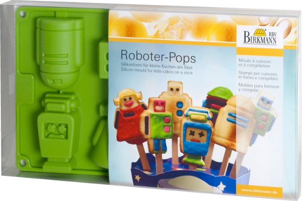 Stampo per dolci “ROBO-POPS” Bikermann