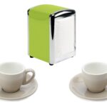 Set 2 tazze con porta salviette