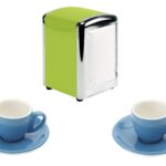 Set 2 tazze con porta salviette