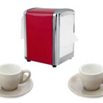 Set 2 tazze con porta salviette