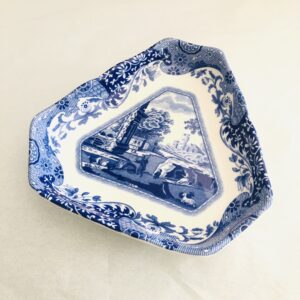 Mini vassoio triangolare Blue Italian di Spode