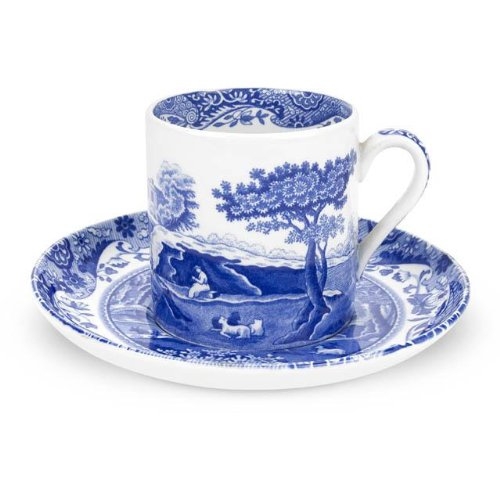 Set 4 tazze caffè Blue Italian di Spode