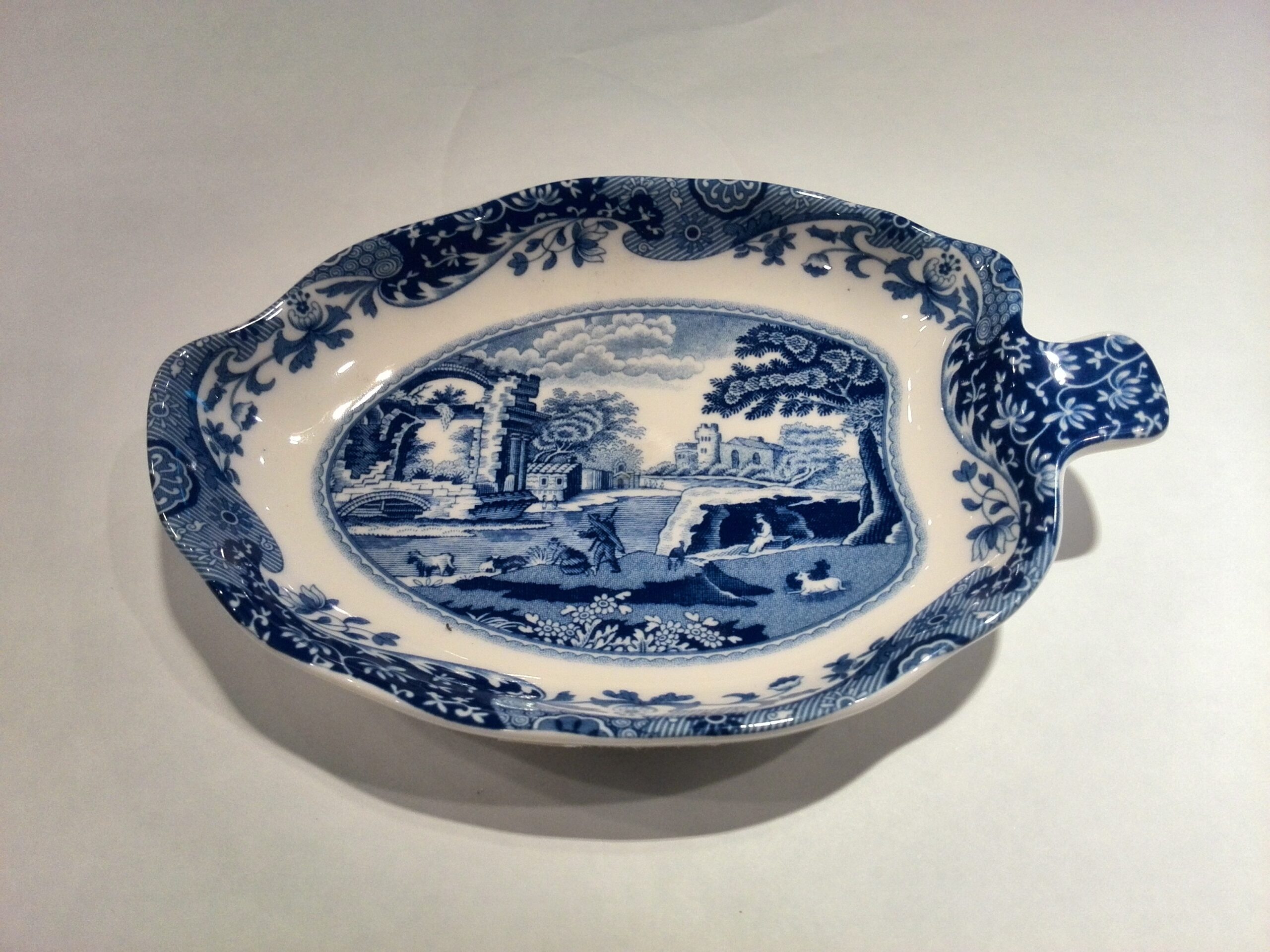 Portacaramelle Foglia Blue Italian di Spode