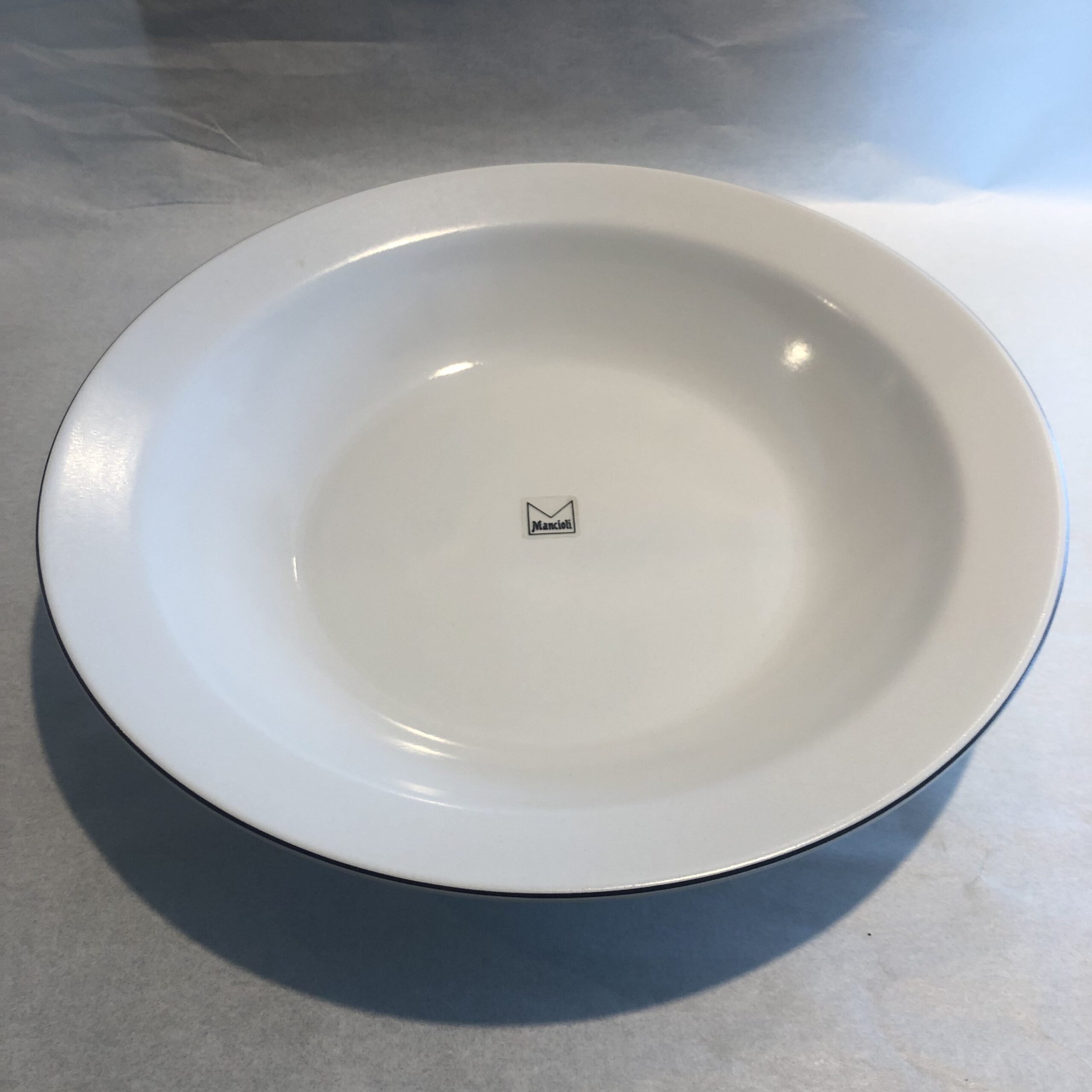 Risottiera decoro Rusticana bianco di Mancioli