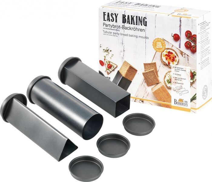 Set 3 stampi per pane Birkemann