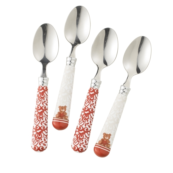 Set da 4 cucchiaini Abbracci Collection di Brandani