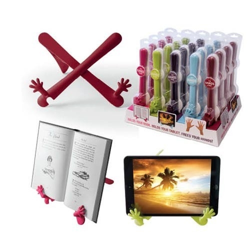 Supporto per Tablet/Libri verde The Hands Stand