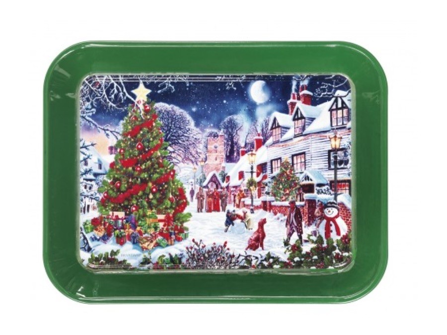 Vassoio Christmas metal Brandani
