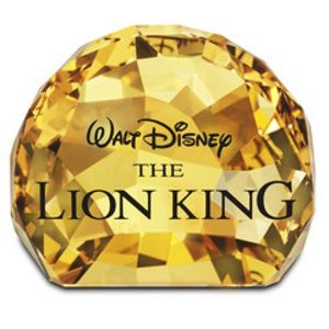 Swarovski Targhetta Re Leone Disney