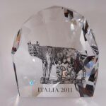 Lupa Swarovski fermacarte 2011