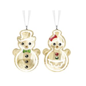 Coppia omini di marzapane ornamentale Swarovski