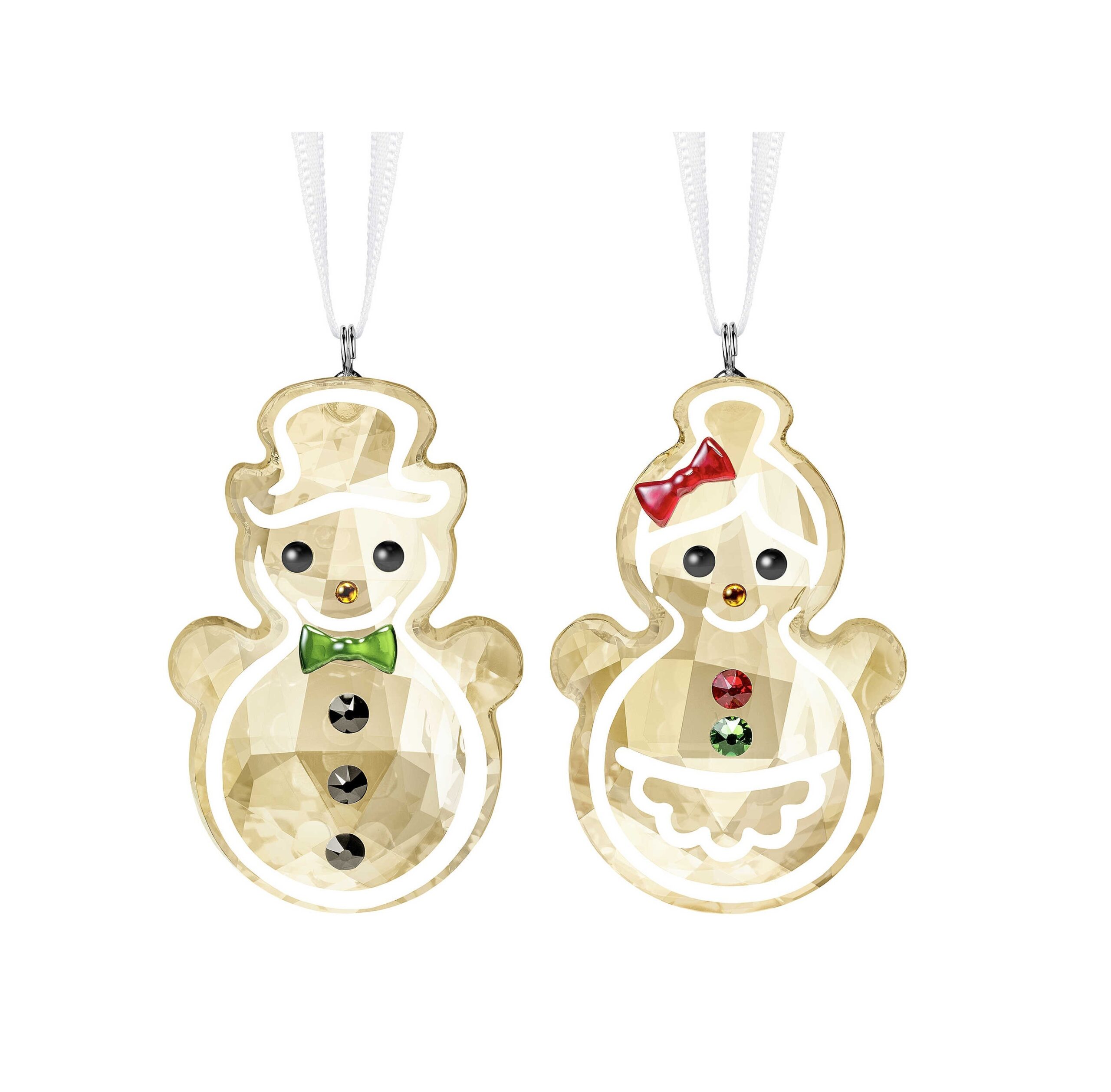Coppia omini di marzapane ornamentale Swarovski