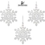 PREZZO SPECIALE: Set Fiocchi di neve rodiati Swarovski