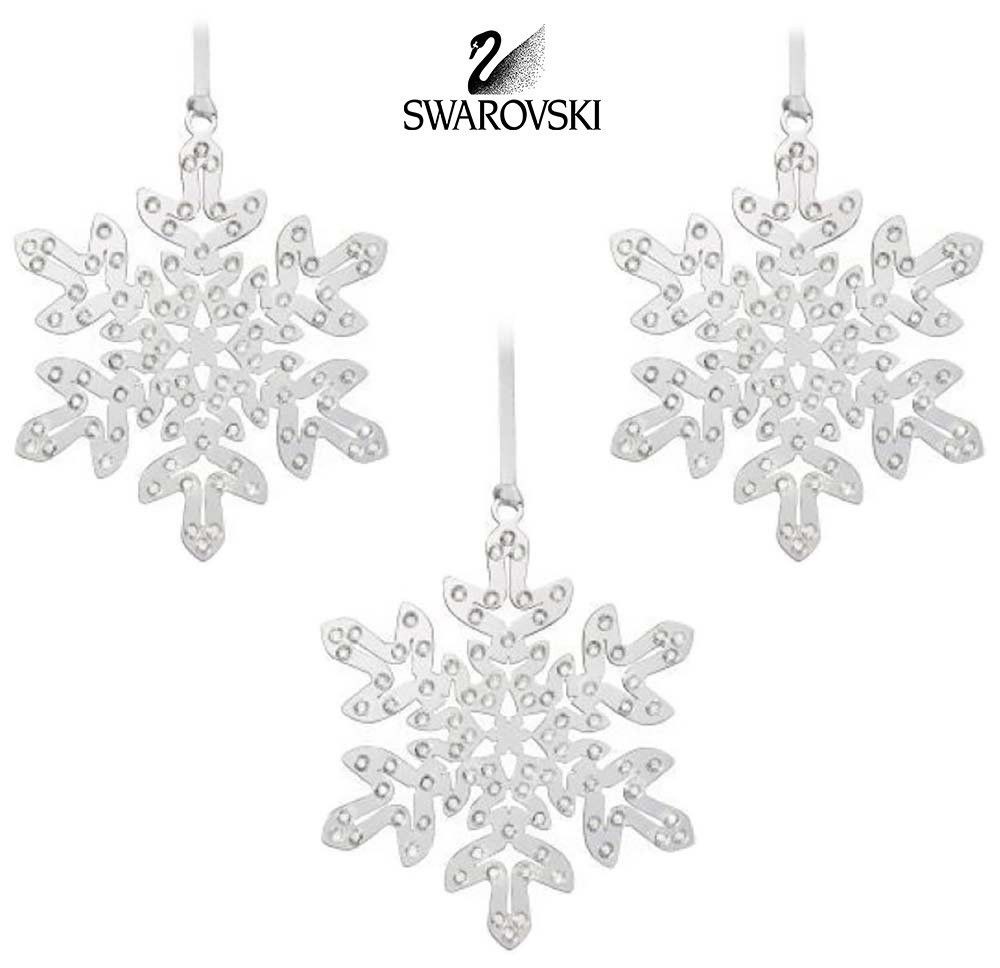 PREZZO SPECIALE: Set Fiocchi di neve rodiati Swarovski