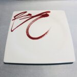 Piatto da portata Paint It Red Royal