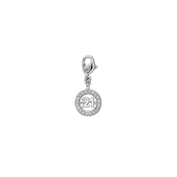 PREZZO SPECIALE: Charm Numero 21 Swarovski