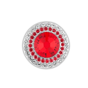 PREZZO SPECIALE: Charm Red Solitaire Clip Swarovski