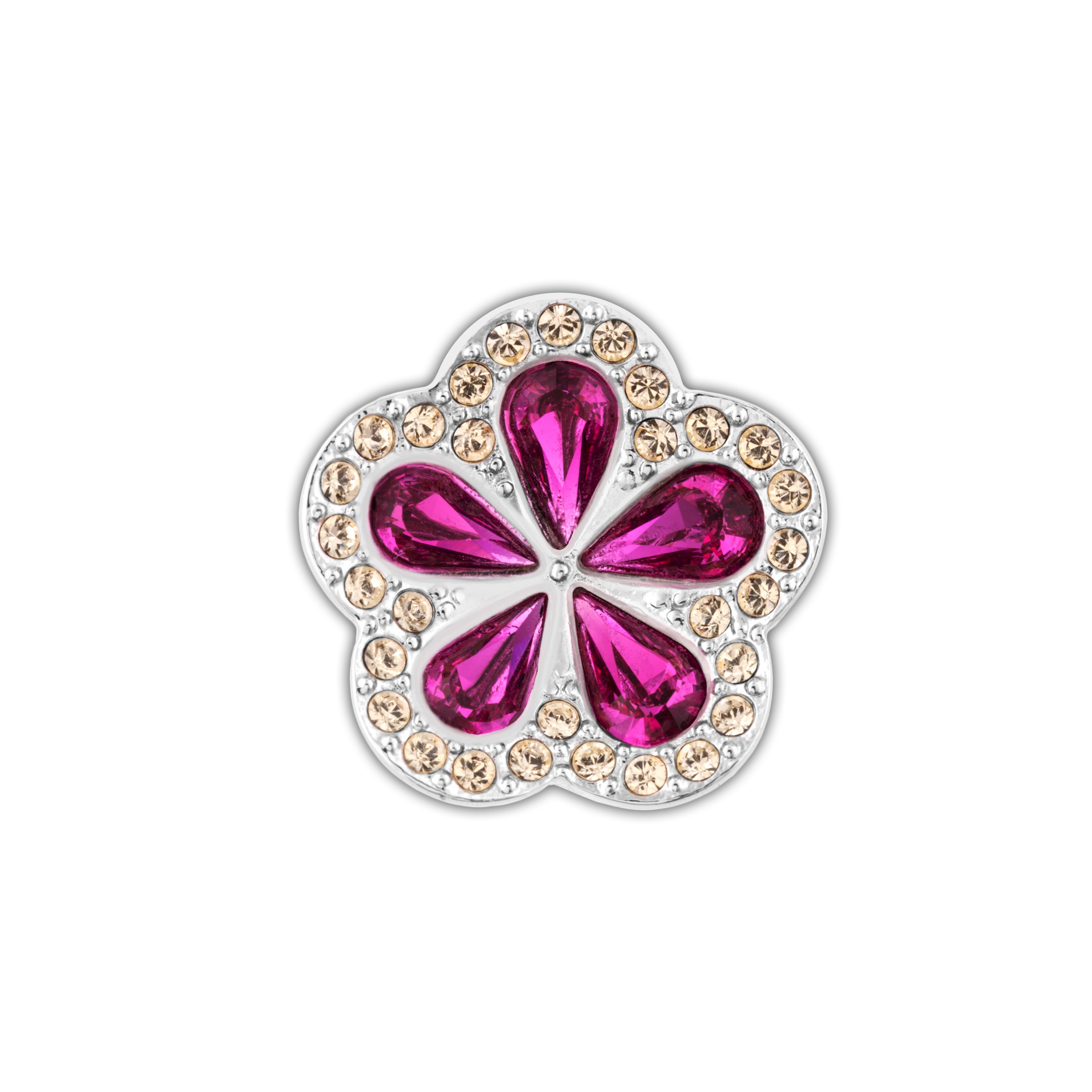 PREZZO SPECIALE: Charm Tropical Flower Clip Swarovski