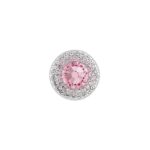 PREZZO SPECIALE: Charm Solitaire Pink Clip Swarovski