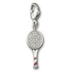 Collana Charm Tennis Racket Swarovski con cordoncino