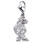 Collana Charm Dragon Swarovski con cordoncino