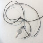 Collana Charm Tennis Racket Swarovski con cordoncino