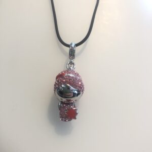 Collana Charm Growing Girl Swarovski con cordoncino