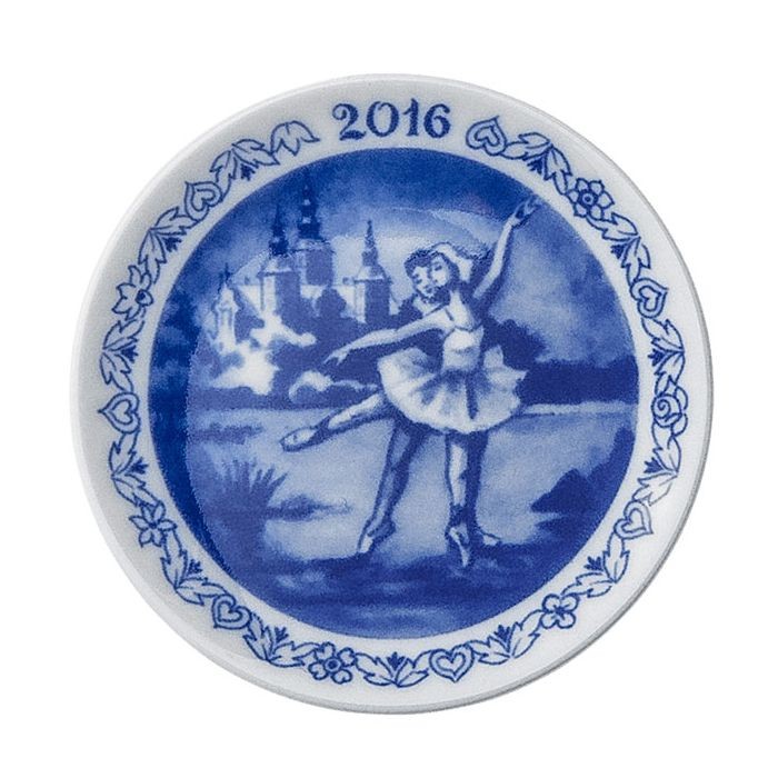 Placchetta Christmas Swan Lake at Rosenborg 2016 Royal Copenhagen