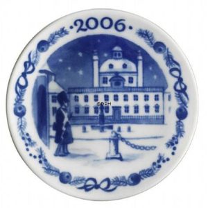 Placchetta Christmas Fredensborg Castle 2006 Royal Copenhagen