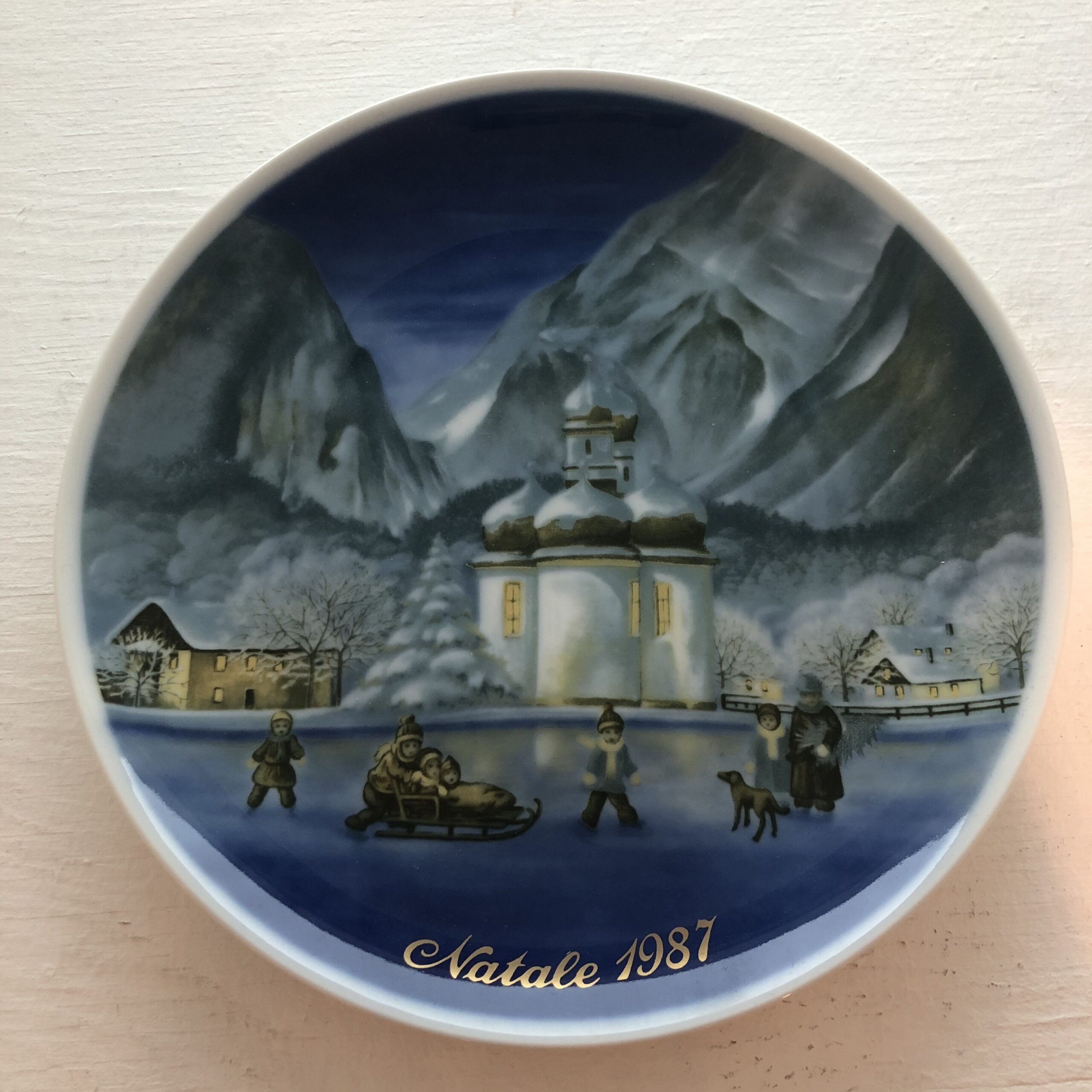 Piatto Natale 1987 Royal Tettau