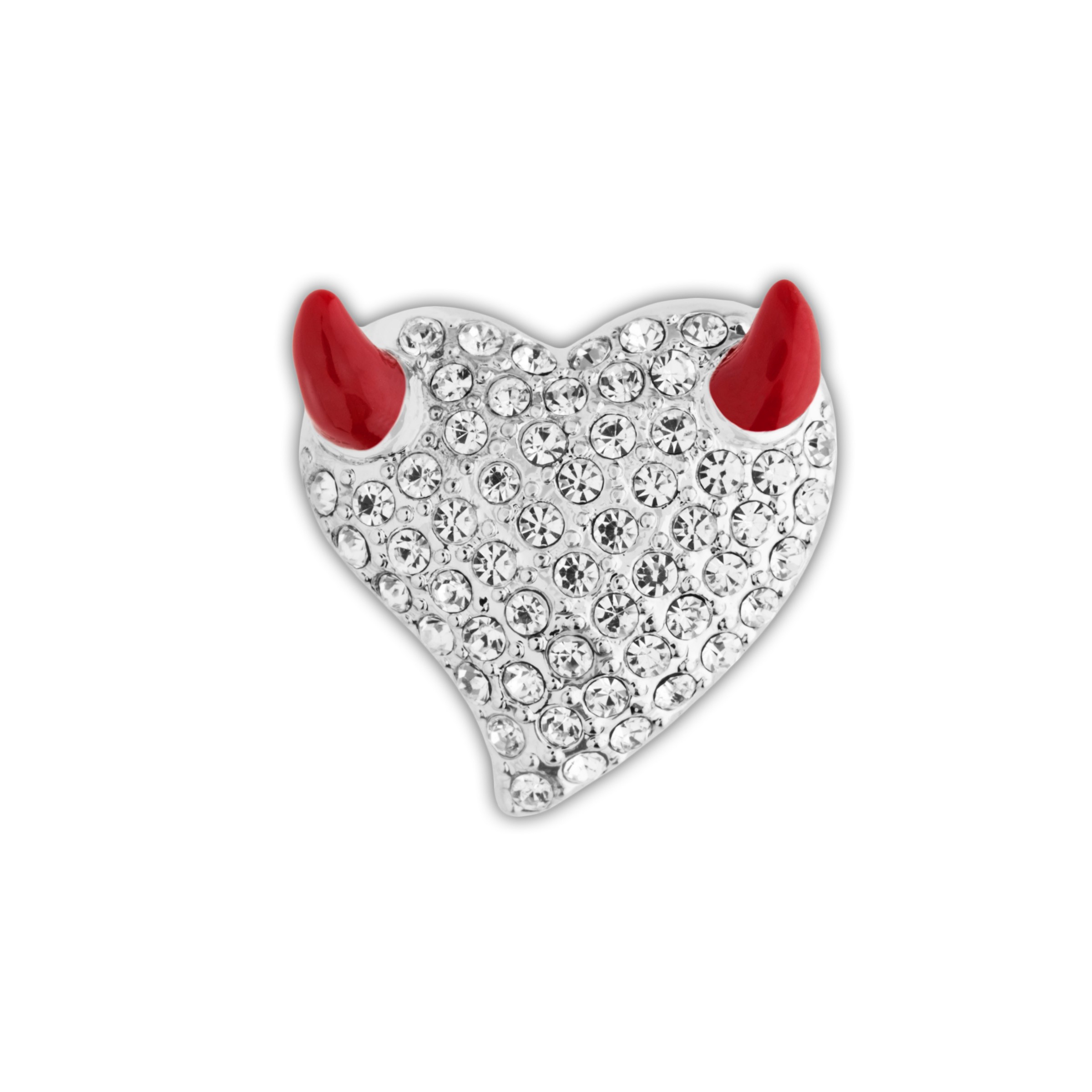 PREZZO SPECIALE: Charm Evil Heart Clip Swarovski