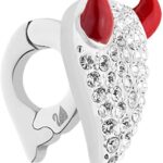 PREZZO SPECIALE: Charm Evil Heart Clip Swarovski