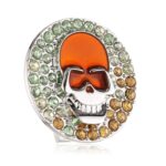 PREZZO SPECIALE: Charm Tropical Skull Clip Swarovski