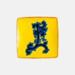 Piattino Holiday Alphabet Versace con iniziali