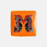 Piattino Holiday Alphabet Versace con iniziali