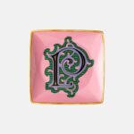 Piattino Holiday Alphabet Versace con iniziali