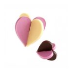 Stampo 3D cuore in cioccolata Lekuè
