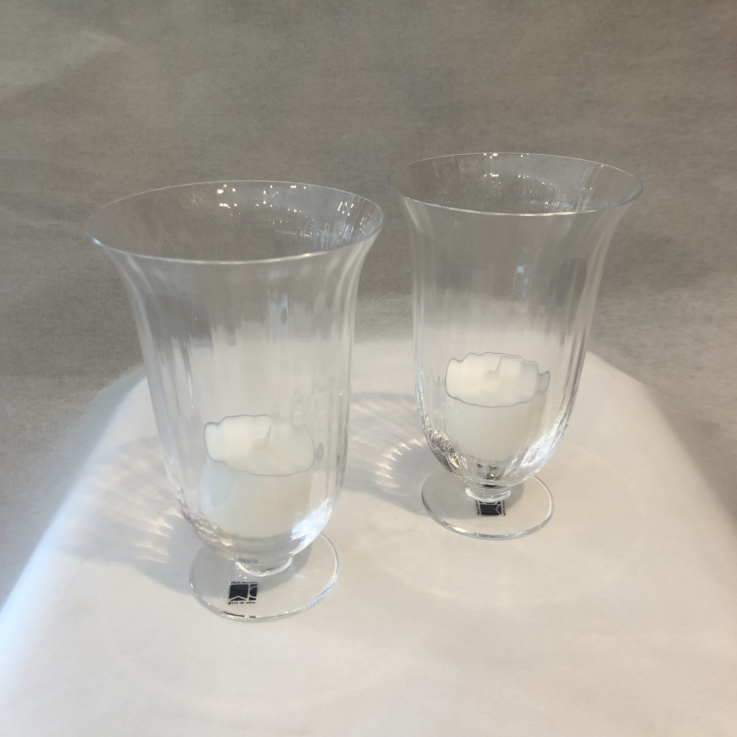 Set 2 mini candelieri Carlo Moretti