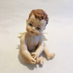 Statua Bimbo Sibania Porcellana Vicentina
