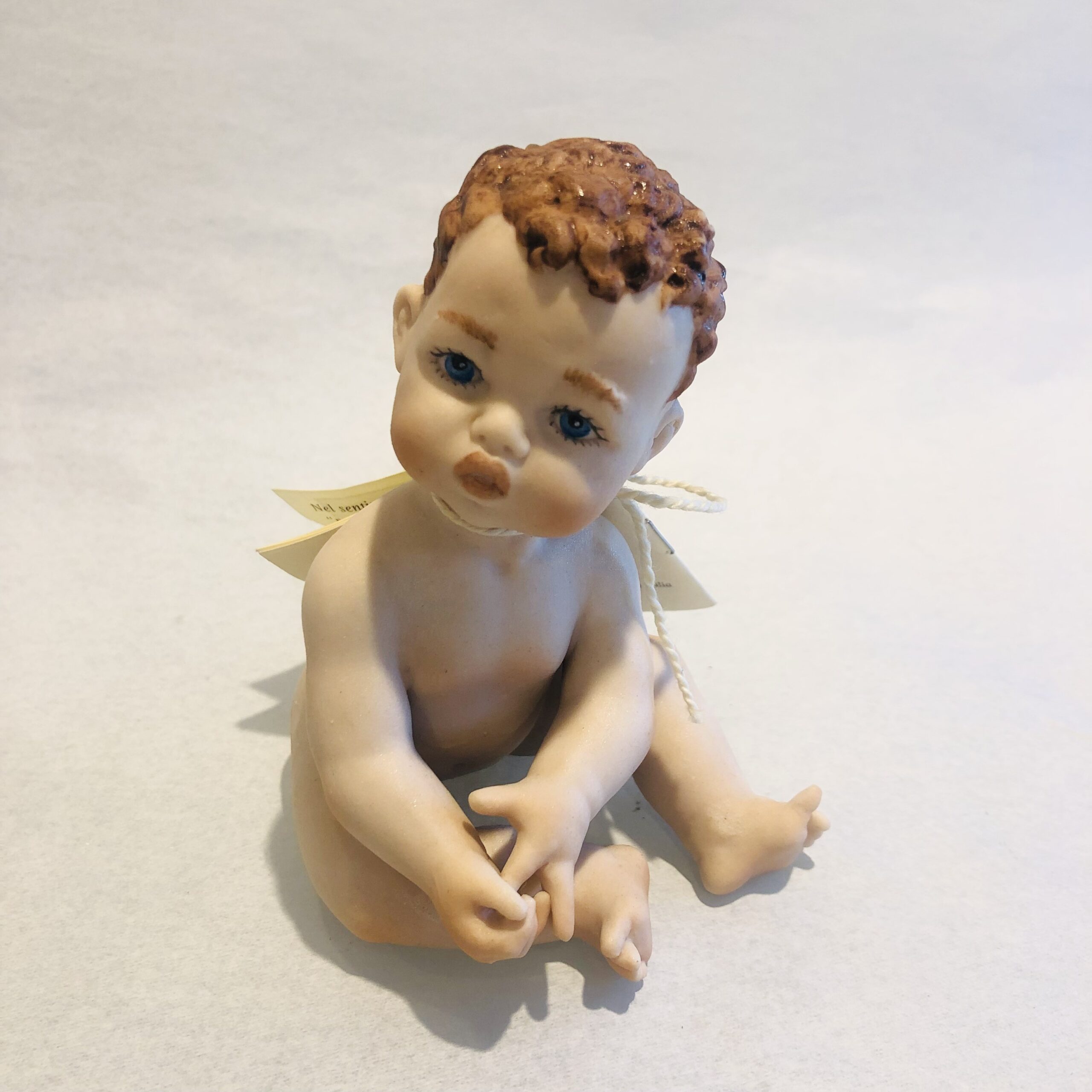Statua Bimbo Sibania Porcellana Vicentina