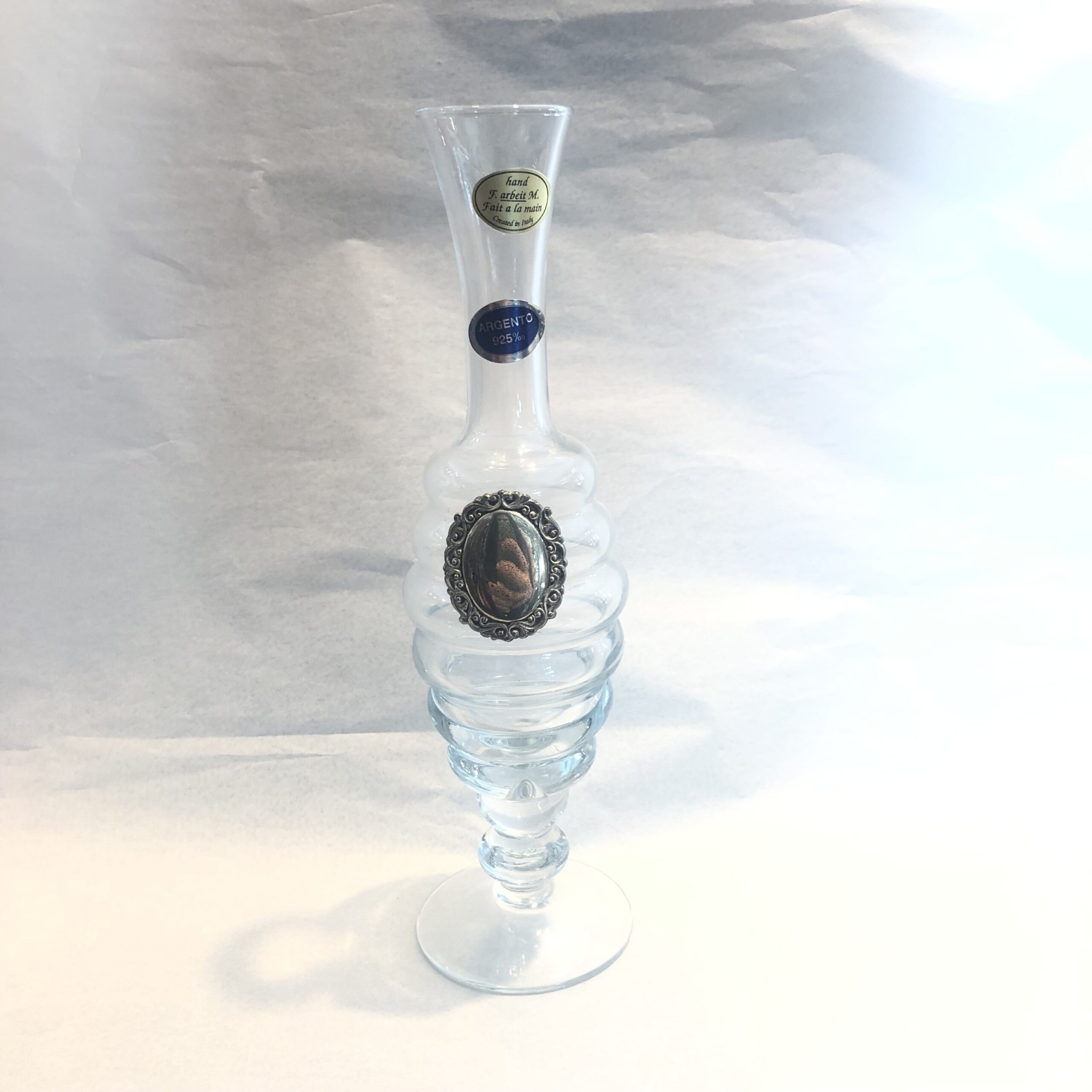 Vaso con stemma Giemmeci Argenti
