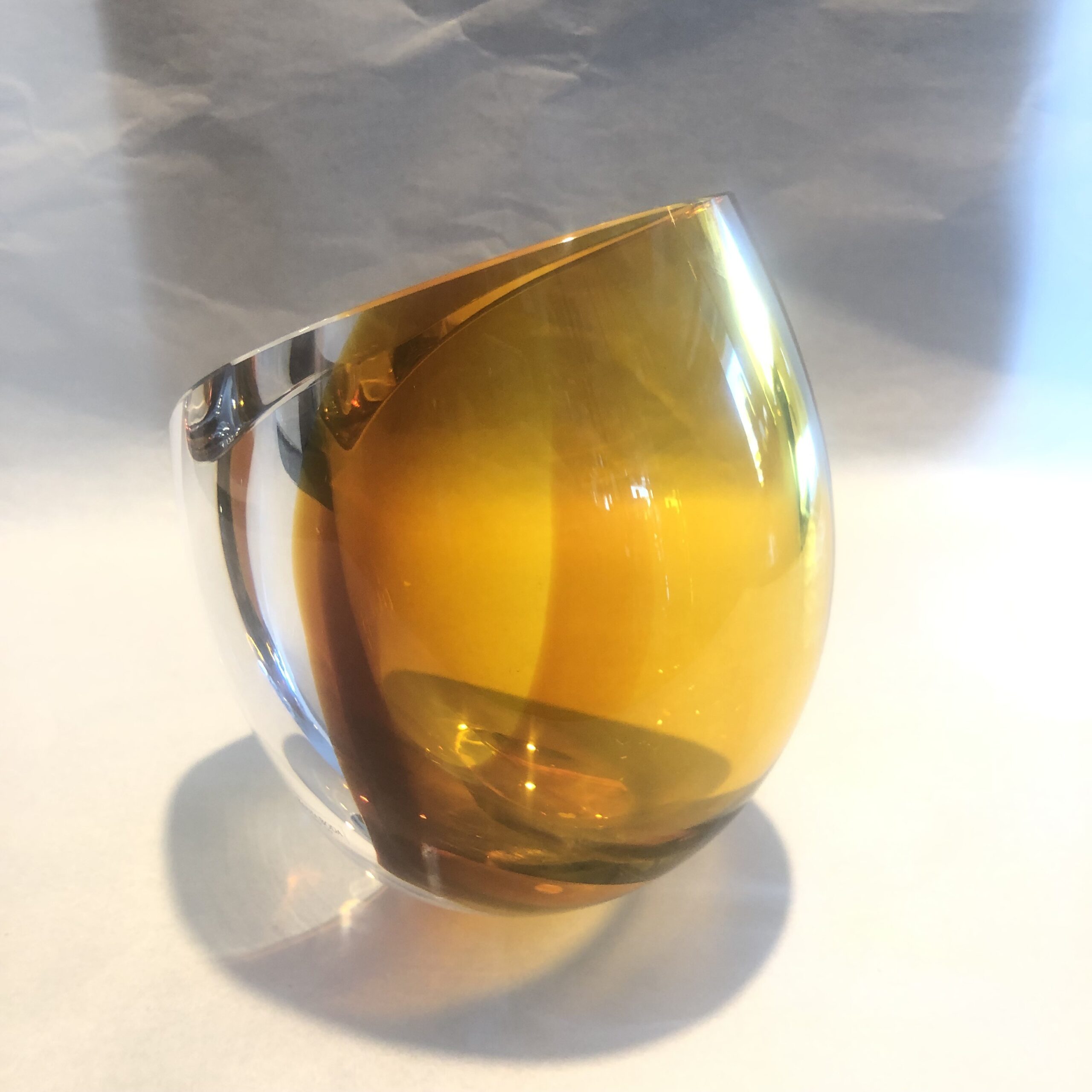 Vaso Amber Kosta Boda