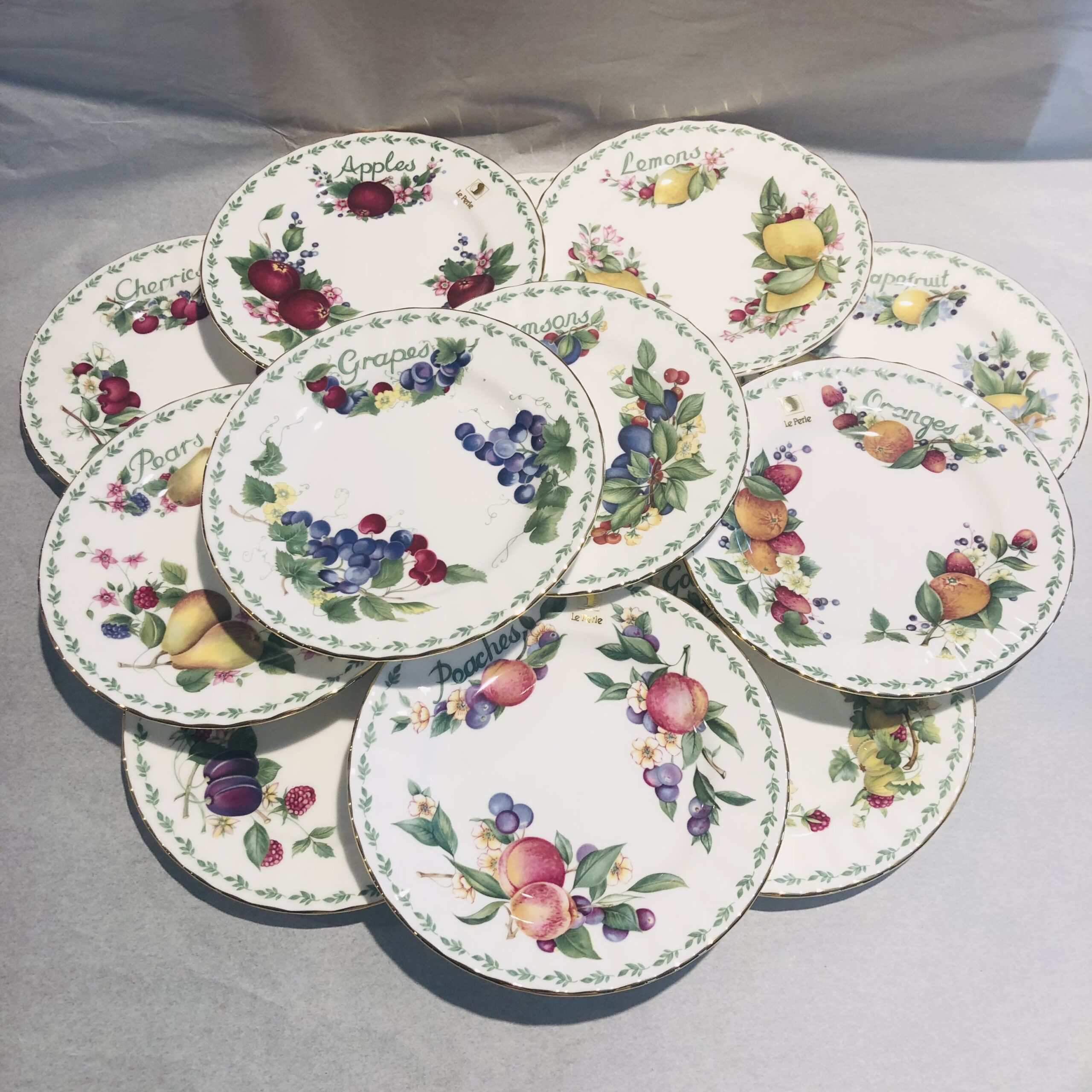 Set 12 piattini dolce Covent Garden Fruit Royal Albert