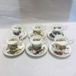 Set 6 tazze caffè assortite Covent Garden Fruit Royal Albert