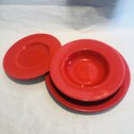 Set 18 piatti Kaleido Rosso Aragosta Pagnossin