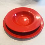 Set 18 piatti Kaleido Rosso Aragosta Pagnossin
