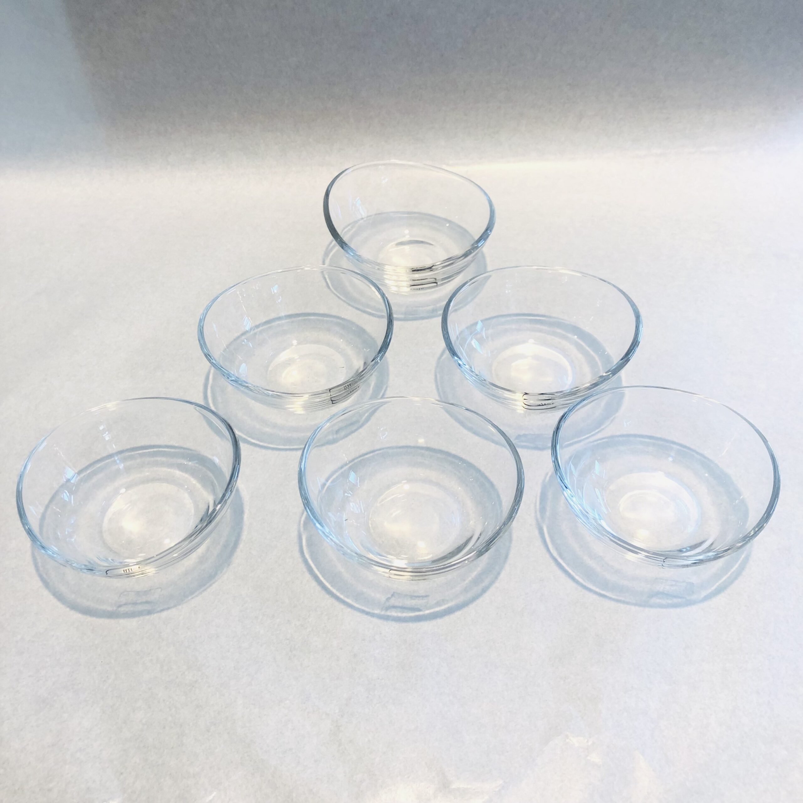 Set 6 ciotoline Aperitivo e Salse Papaya Vetrerie Ego