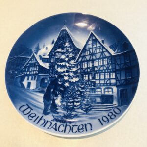 Piatto di Natale 1980 Bareuther