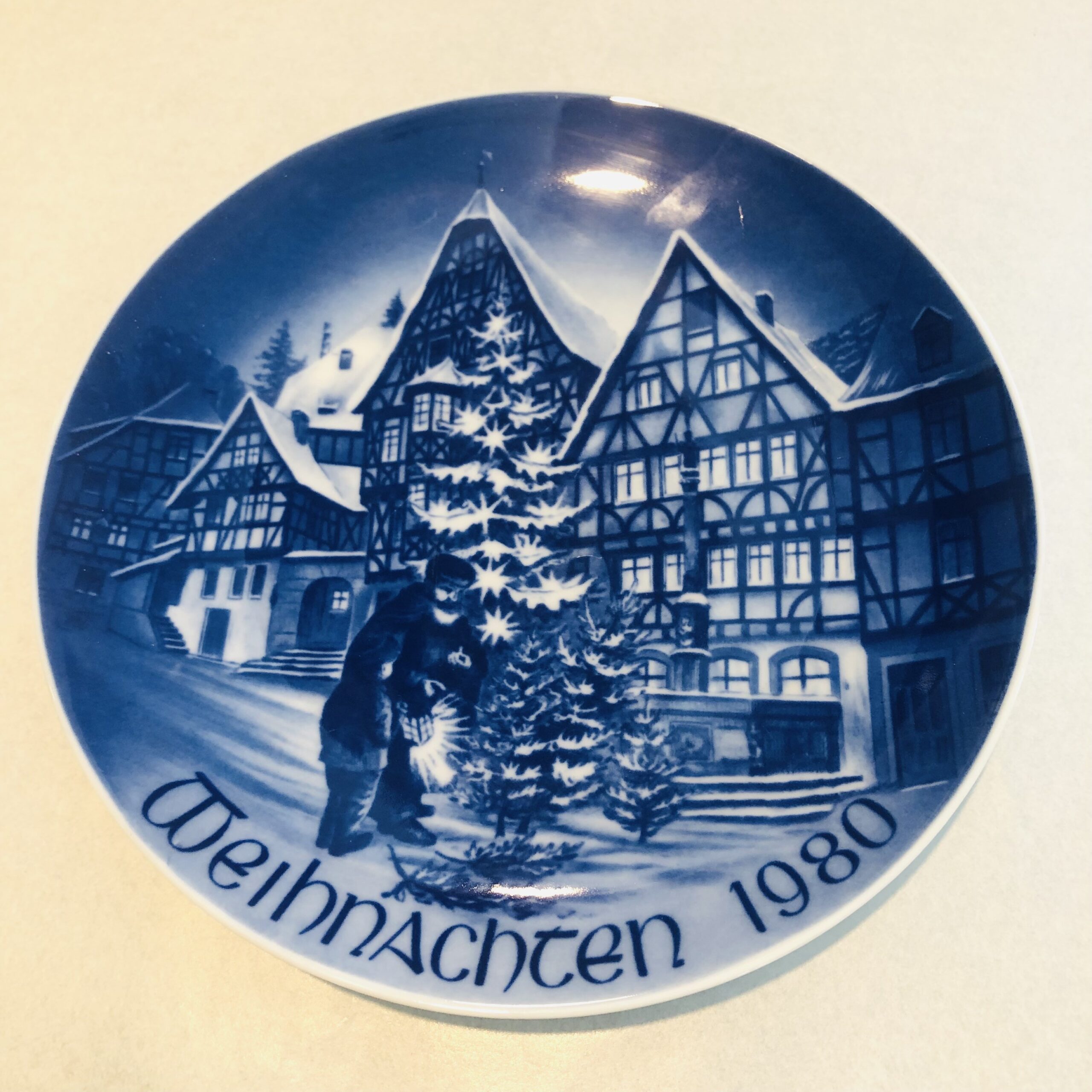 Piatto di Natale 1980 Bareuther