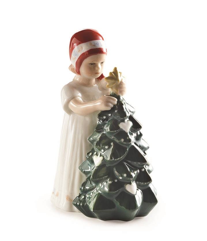 Statua Elsa con albero di Natale – Figurine Royal Copenhagen